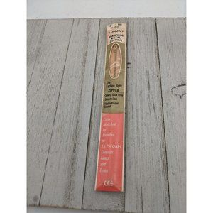 Vintage J&P Coats Dress or Neck Metal Zipper 18" Apricot 207 Orange